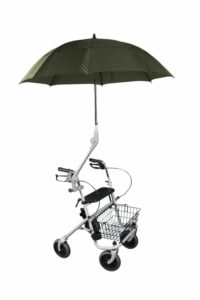 Regen- Sonnenschirm für Rollstuhl oder Rollator universal - Image 2